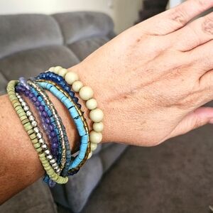 Chico's 11-strand beaded bracelet